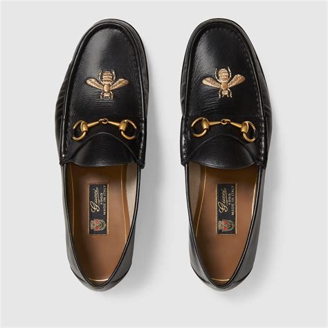 gucci loafer with bee